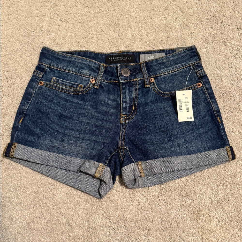 Aeropostale Jean Shorts Size 000, NWT